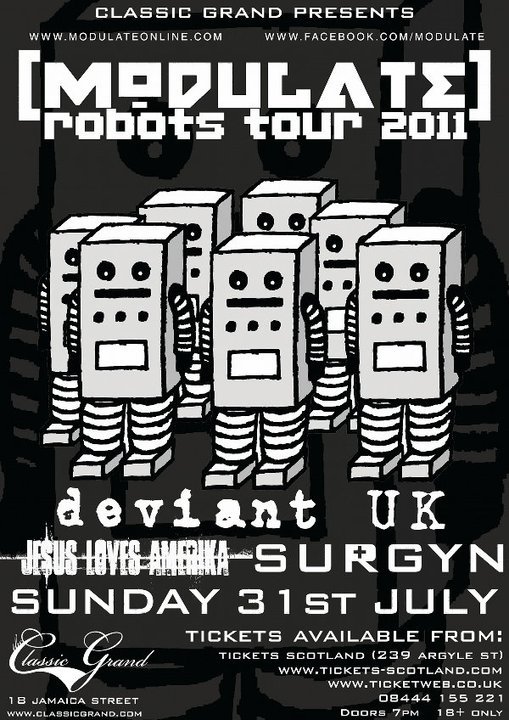 2010/07/31 Modulate | Deviant UK | Je$us Loves Amerika | Surgyn